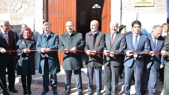 Konya İl Eğitim Tarihi Müzesi açıldı.