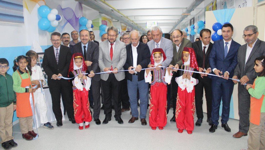 Selçuklu Mustafa Necati İlkokulunda Spor, Sanat, Tasarım ve Beceri Atölyeleri açılışı yapıldı.